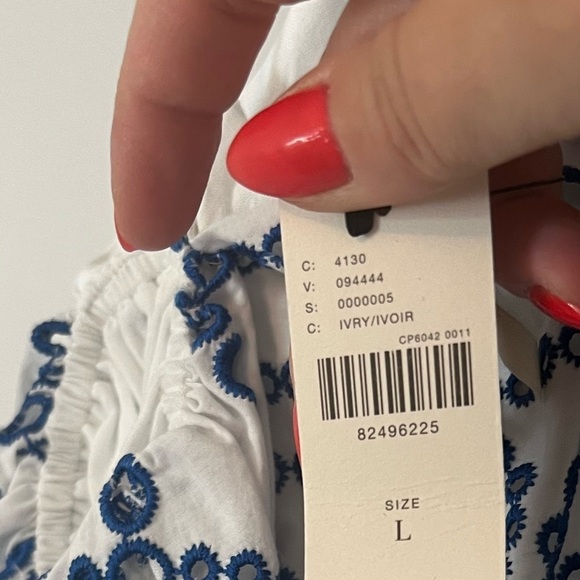 By Anthropologie Puff-Sleeve Eyelet Dress - Picture 10 of 13